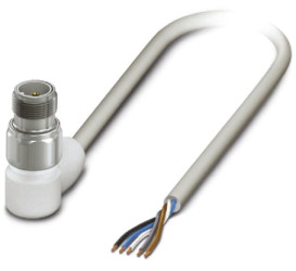 Przewód czujnik-siłownik ze złączem Złącze M12 długość 5m Rodzaj A Męskie
