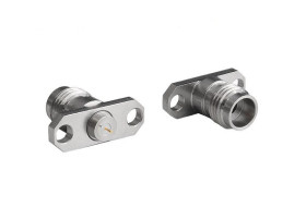 Złącze koncentryczne Montaż na kołnierzu Męski/żeński typ złącza Złącze koncentryczne w okrągłej obudowie Podnośnik