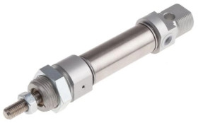 Siłownik jednostronnego działania ISO 6432 Ø 20mm, skok 25mm RS PRO