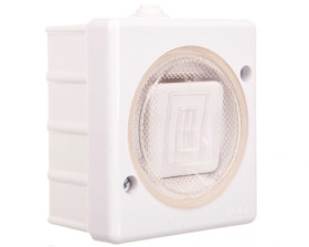 TROL Łącznik hermetyczny pojedynczy IP44 biały 140401