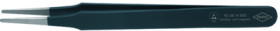 ESD precision tweezers, uninsulated, antimagnetic, stainless steel, 120 mm, 92 58 74 ESD