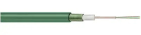 Fibre optic cable, singlemode 9/125 µm, fibers: 12, OS2, LSZH, green, 27500912