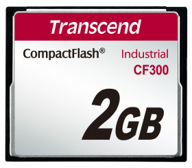Karta pamięci flash CompactFlash, 2 GB, Transcend Tak CF300 SLC -25 → +85°C