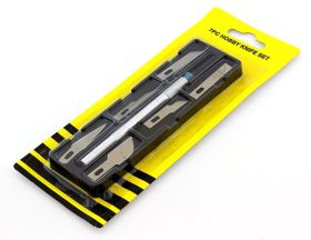 Zestaw noży, skalpel + ostrza 6szt