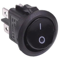 On-Off Round Rocker Switch DPST 230V