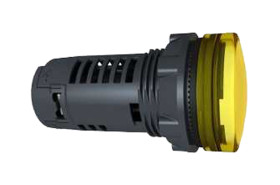 Światło kontrolne – zespół 24V ac/dc Żółty Schneider Electric średnica wycięcia 22mm Montaż panelowy Śruba