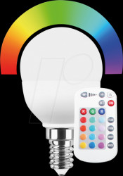 49292 LED lamp RGBW E14, 5.5 W, 470 lm, 2700 K, dimmable