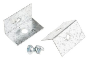 Łącznik do koryt kablowych Stal ocynkowana Łącznik kołnierzowy 50 x 50mm RS PRO