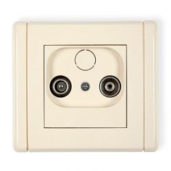 Gniazdo abonenckie RTV przelotowe 9dB