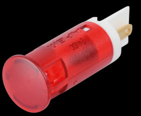 QS121XXR24 Indicator LED, 24 V DC, 12 mm, FASTON, red