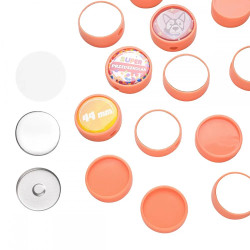 Temperówka z przypinką 44mm pomarańczowa zestaw 50 szt.