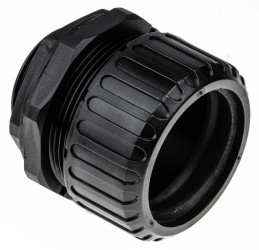 Łącznik do kanałów kablowych Adaptaflex gwint M40 40mm Złącze proste Nylon 66 IP65 Czarny