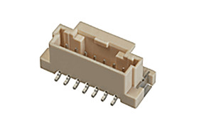 Listwa stykowa PCB 7-pinowe DuraClik raster: 2 mm Prosty 1-rzędowe Molex Powierzchnia125 V W osłonie