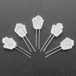 dLUX-dLITE Yellow Crystal Shape LEDs (5 Pack) [discontinued]