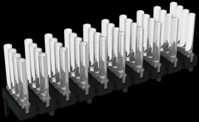 12.968.034 Light guide 3 x 4-way 15 mm, ø 2 mm, vertical