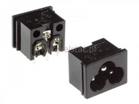 Gniazdo męskie ( koniczynka ) 230VAC