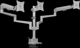 IB-MS525-T Monitor mount, three displays up to 30", desk mount