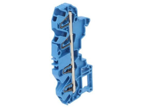 Zacisk rozgałęźny szynowy SNK 0,2÷2,5mm2 sposoby 1 zaciski 4 niebieski 1SNK705022R0000 (ZK2.5-4P-BL)