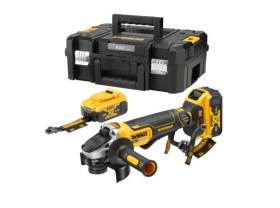 SZLIFIERKA KĄTOWA AKUMULATOROWA 125MM LR 18V 2*5.0AH TSTAK