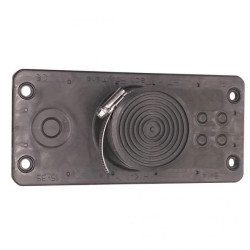 Przepust dławiący HIK-1 z opaską zaciskową - Czarny