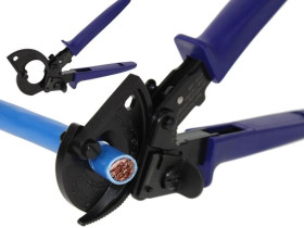 Nożyce zapadkowe do kabli 240mm2 / FI:32mm /MADE IN GERMANY