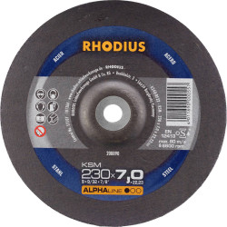 Rhodius 200090 Grinding disc 230mm 22.23mm Steel 1pc Diamond Discs
