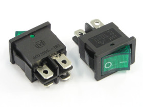 Przełącznik kołyskowy KCD1-104 12V DC podświetlany ON-OFF