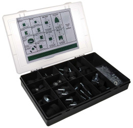 Zestaw antywibracyjny, Mocowanie szpulowe (3) średnica 20 x 20 mm, mocowanie szpulowe średnica 10 x 8 mm, mocowanie