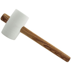 Faithfull FAIRMWF24FSC FSC White Rubber Mallet 24oz