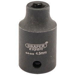 Draper Expert 05003 Expert 4.5mm 1/4&quot; Square Drive Hi-Torq 6 Point Impact Socket