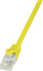 kabel LAN LogiLink CP1057U, 1 szt., RJ45, CAT 5e, U/UTP, 2.00 m, żółty
