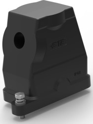 Housing, size HB6, die-cast aluminum, M20, angled, screw locking, IP68, T1910060120-009