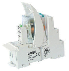 Przekaźnik interfejsowy 4P 6A 12V DC dioda tłumiąca, szerokość 15,5mm PIR4-012DC-00LD 854769