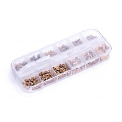 Zestaw wkładek gwintowanych (insert do druku 3D) M2 M2.5 - 240 sztuk