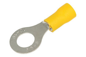 Końcówka; M8; oczkowa; izolowany; 01103-RV5.5-8; żółty; proste; na przewód; 4÷6mm2; cynowane; zaciskany
