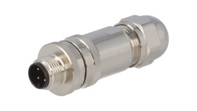 Wtyk M12 4-Pin Męskie Kod A-Devicenet Canopen Na Przewód T4111012041-000