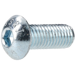 R-TECH 337363 M10 X 25 Hex Socket Button Screws Steel BZP - Pack Of 50