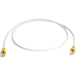 Telegartner 100007986 RJ45 Crossover Patch Cord Cat.6A S/FTP 1.0m Gray/Yellow