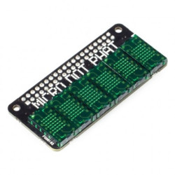 PiMoroni Micro Dot pHAT - 6 matryc LED 5x7 - nakładka do Raspberry Pi - zielona