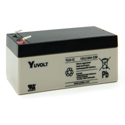 Yuasa Yuvolt Yucel Y2.8-6 Valve Regulated Lead Acid SLA Battery 6V 2.8Ah