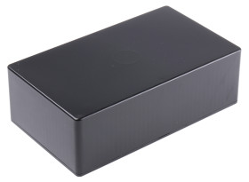 Obudowa ABS szerokość zew. 110 mm długość zew. 191 mm wys. zew. 57 mm Hammond IP54 Czarny