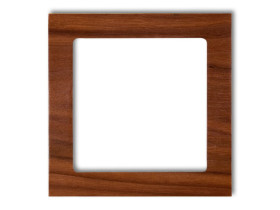 DECO Ramka uniwersalna - drewno (orzech amerykański) orzech amerykański DRD-1E KARLIK