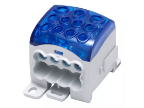 Blok rozdzielczy uniwersalny 1-biegunowy 82070 TH35 niebieski SUB 270 SIMBLOCK 81655003 SIMET