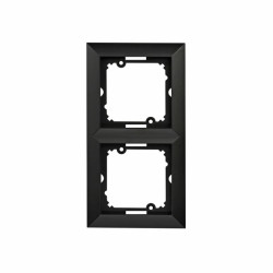 Opal Ramka podwójna kolor czarny matowy Ra-2Op CZ