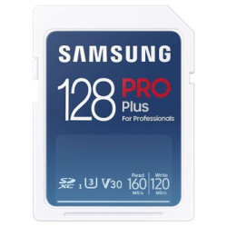 Karta pamięci Samsung PRO Plus SDXC 128GB class 10 UHS-I U3 V30 - 160MB/s