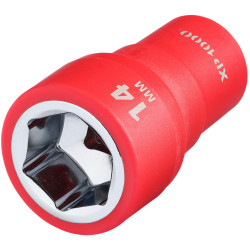 Draper 18827 XP1000® VDE Socket, 1/4" Sq. Dr., 14mm - 18827