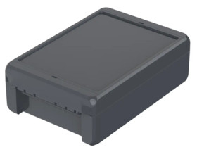 ABS enclosure, (L x W x H) 191 x 125 x 60 mm, graphite gray (RAL 7024), IP66, 96034224