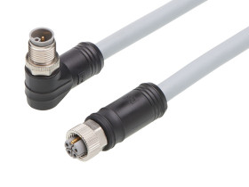 Zestaw przewodów 5-pinowe M12 Montaż na kablu Wtyczka, gniazdo Brad from Molex