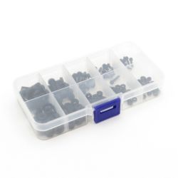 Zestaw nylonowych śrub krzyżakowych M2 M2.5 M3 M4 M5 150 sztuk