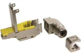 Wtyk Rj45 preLink 8 polowy kątowy ekranowany L-90st. z dławnicą 20821010021